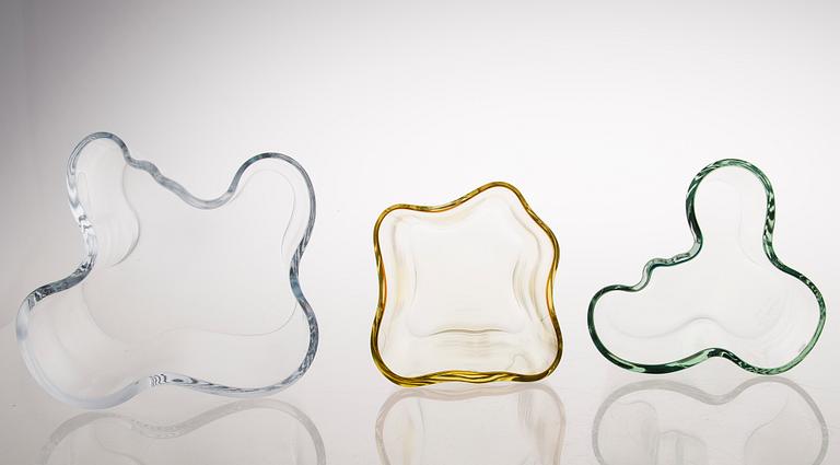 ALVAR AALTO, MALJAKOITA, 3 kpl, Iittala, 1980/90-luku.
