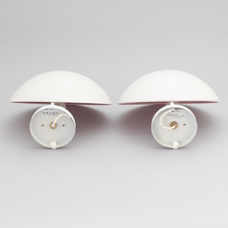 Poul Henningsen, a pair of 'PH Hat' wall lights, Louis Poulsen, Denmark.