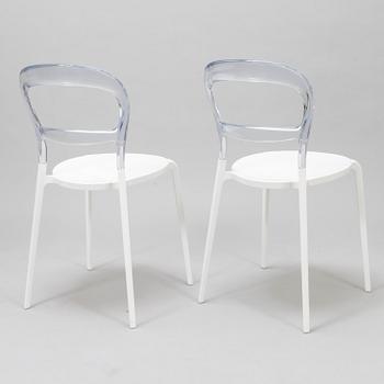 RUOKAPÖYTÄ JA 6 TUOLIA, Calligaris, Italien, 2000-tal.