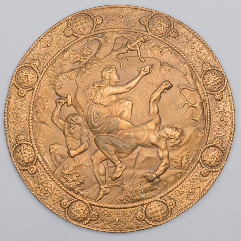 RELIEF, bronze.