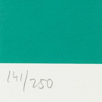 Franco Costa, silkscreen in colours, signed 141/250.