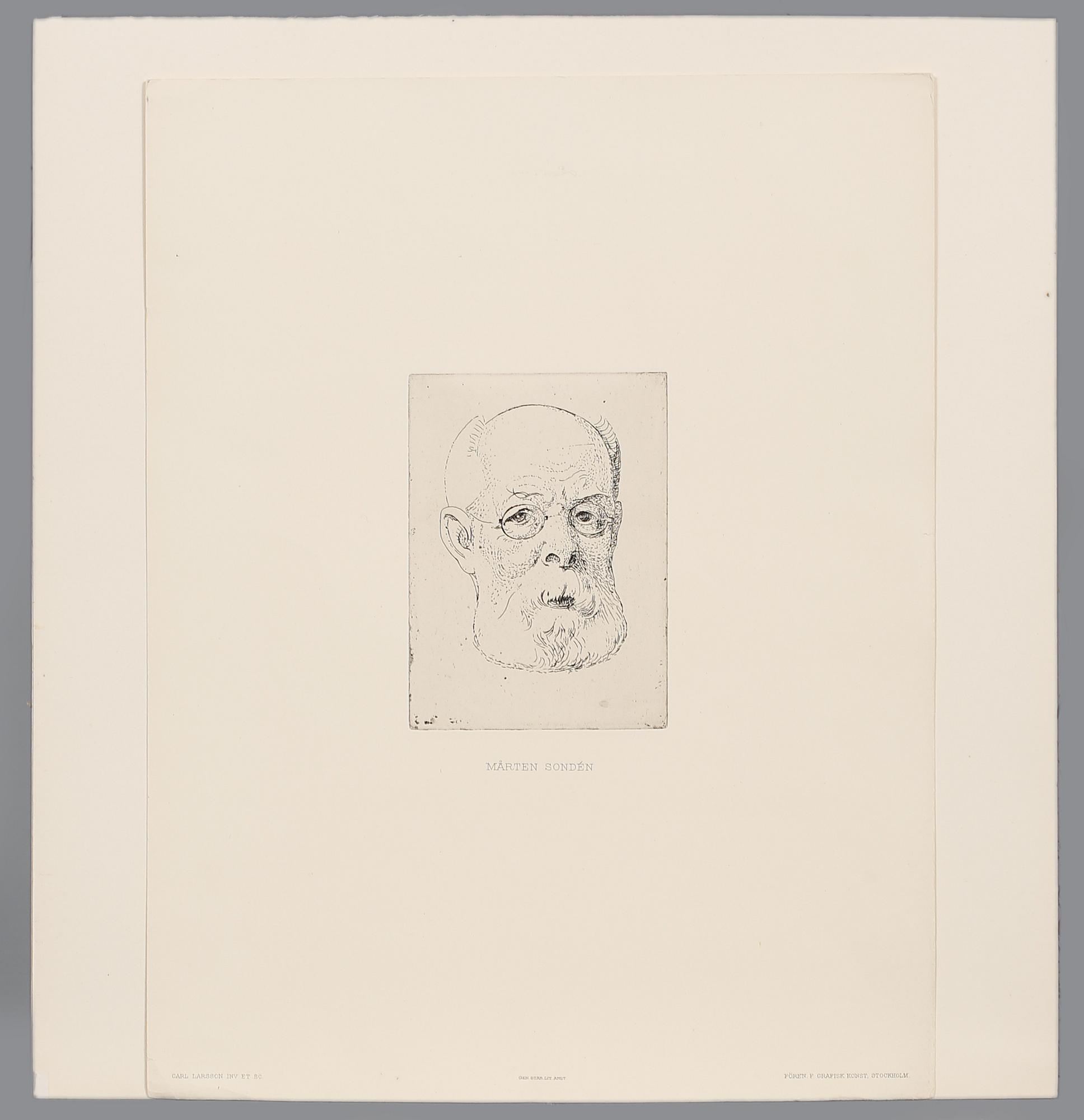 CARL LARSSON, 6 st, etsningar, osignerade.