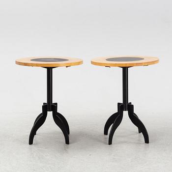 Jonas Bohlin, a pair of 'Tryptyk' Tables from Källemo, 1989.