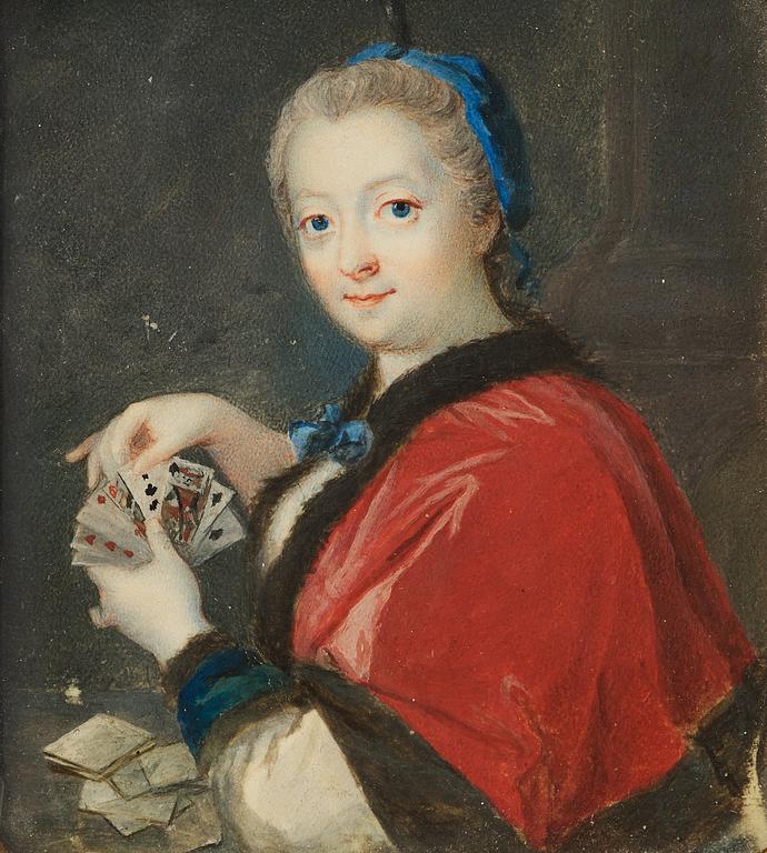 Niclas Lafrensen d.ä. Attributed to, Possibly Fredrika Eleonora Horn av Ekebyholm (1751-1750), married Stenbock.