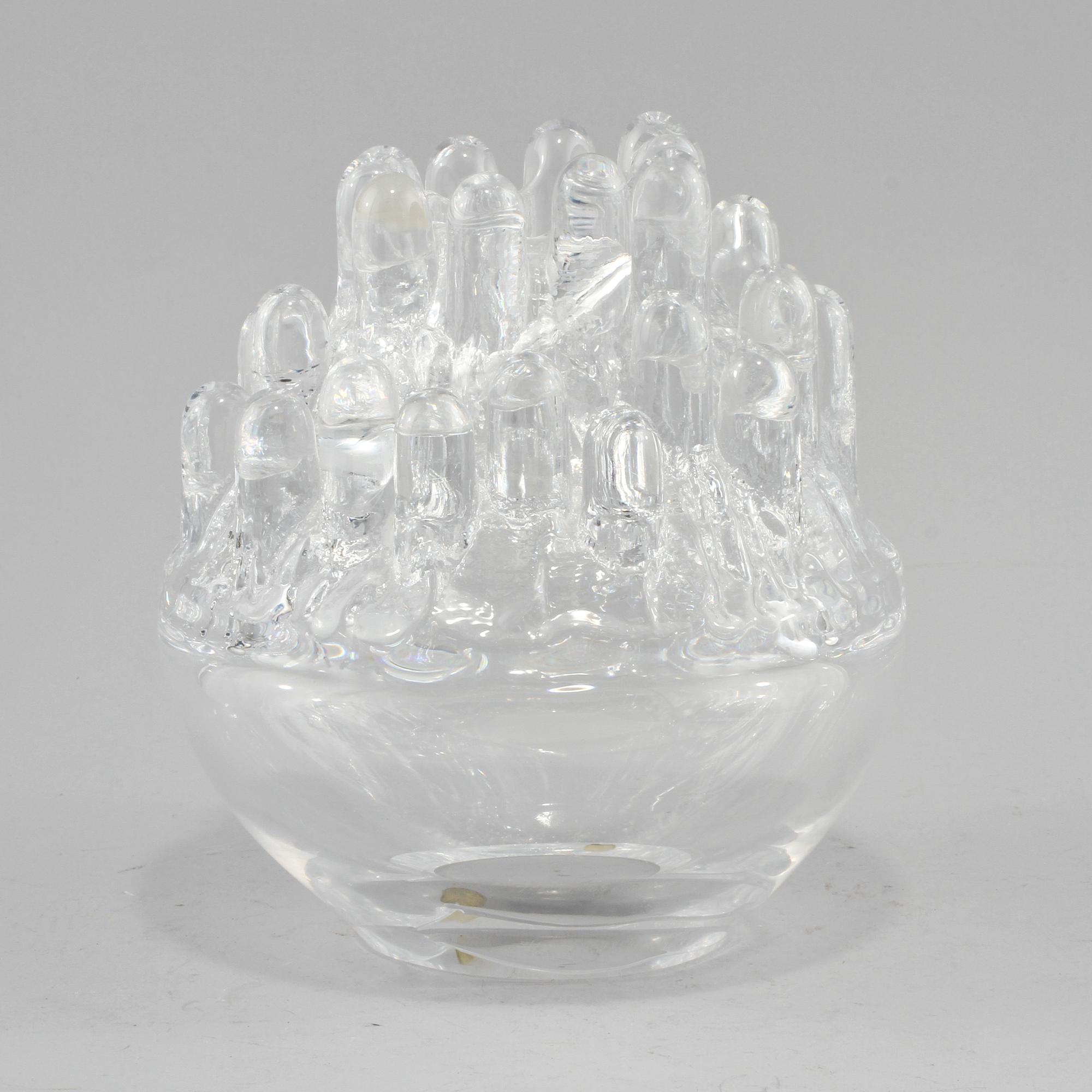 LJUSLYKTA, glas, Göran Wärff, signerad, Kosta, 1900-talets andra hälft.