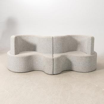 Verner Panton, sofa, "Cloverleaf", Verpan, Denmark.