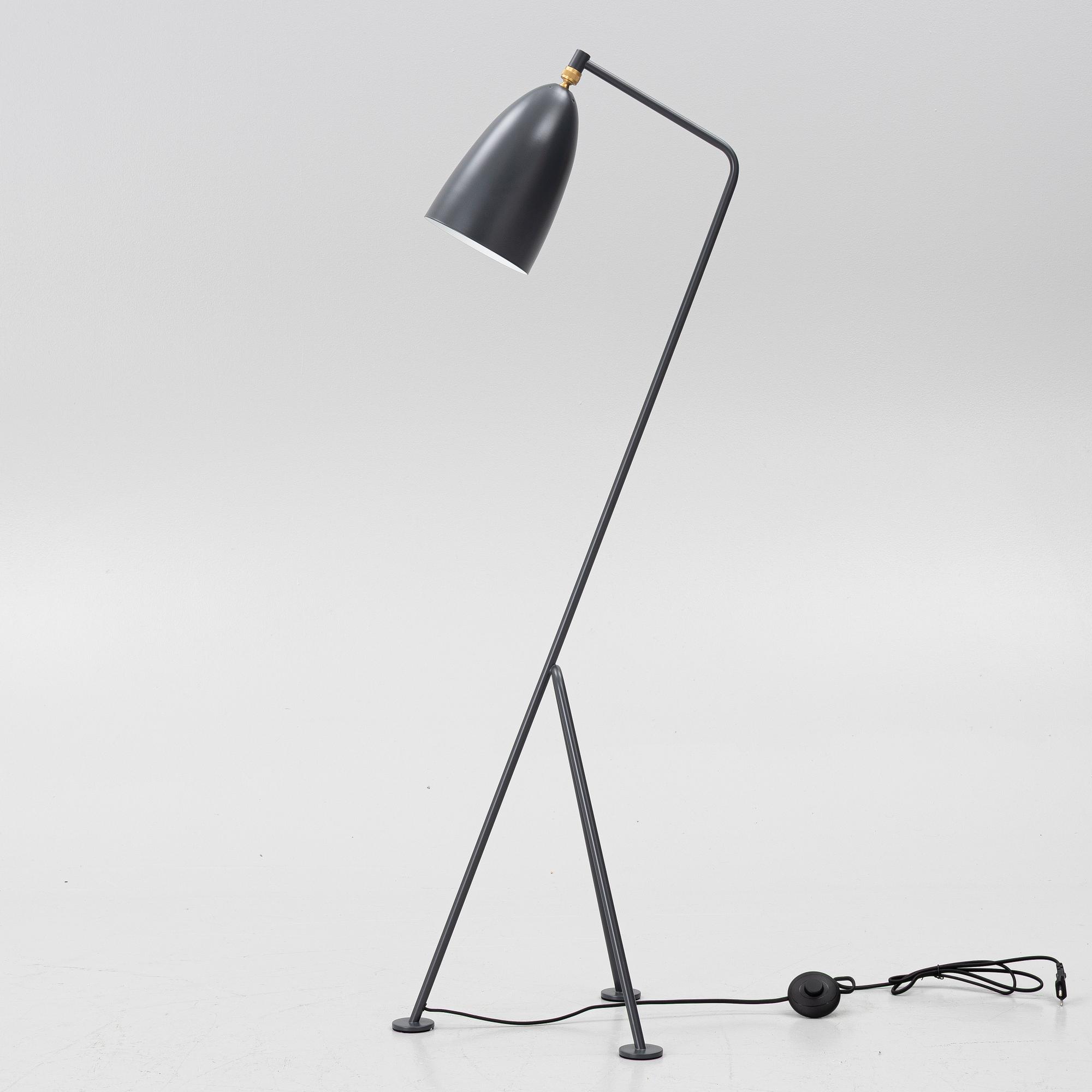 Greta Magnusson Grossman, Floor lamp, 'Grasshopper', GUBI, Denmark.