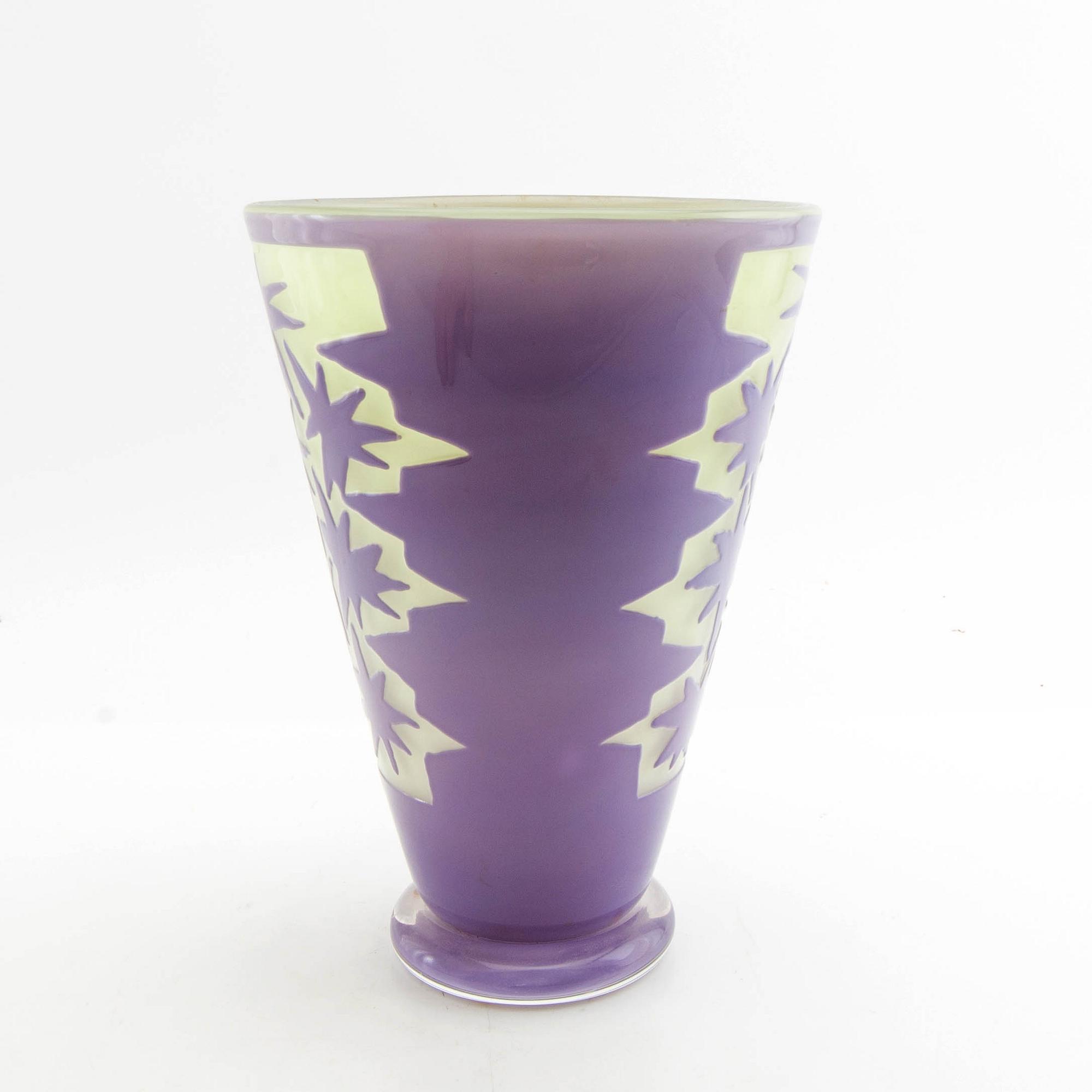 Helén Krantz, vas, Orrefors, sent 1900-tal.