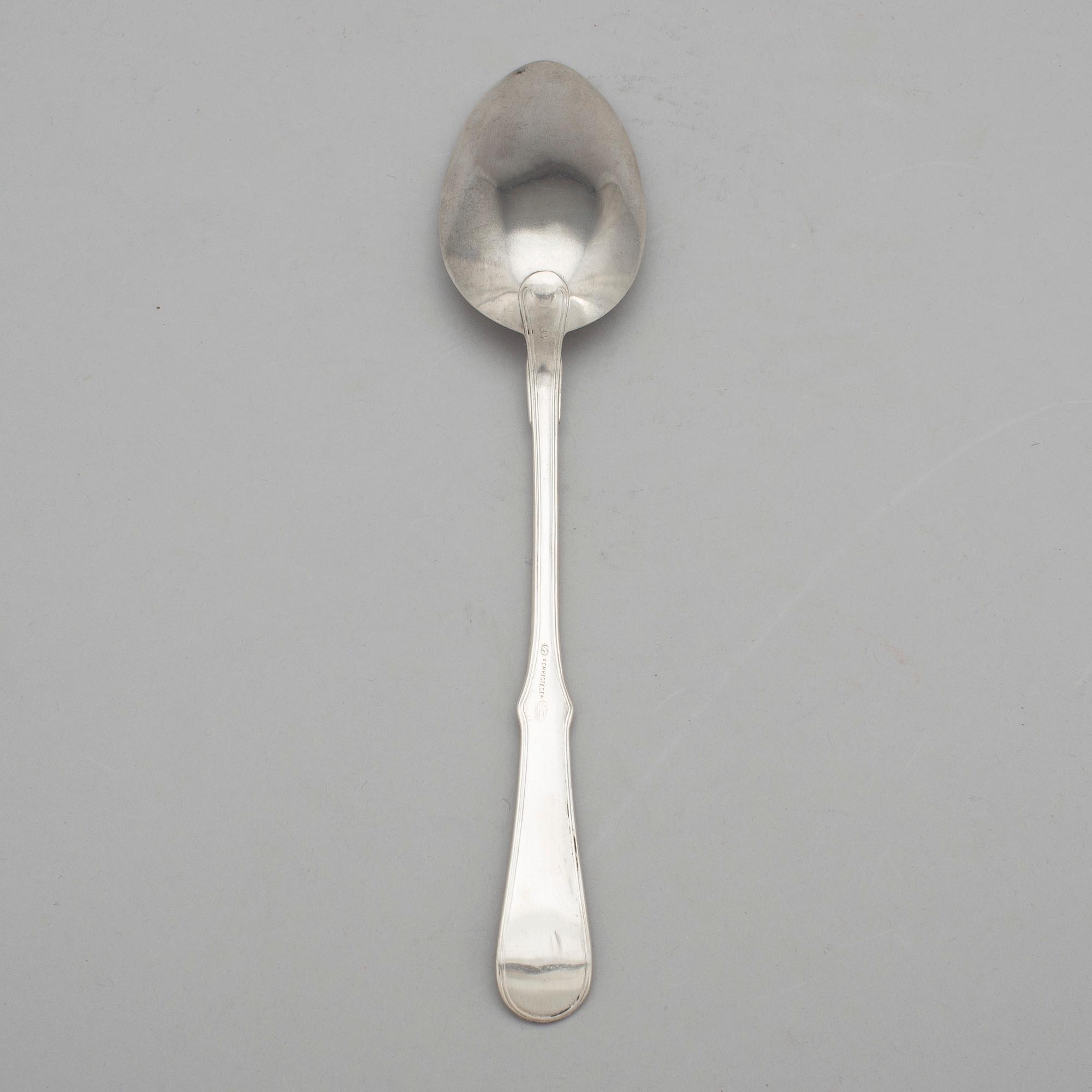 RAGUSKED, silver, V Christesen, Köpenhamn, otydlig årtalsbeteckning, ca år 1900. Tot vikt 82 gram.