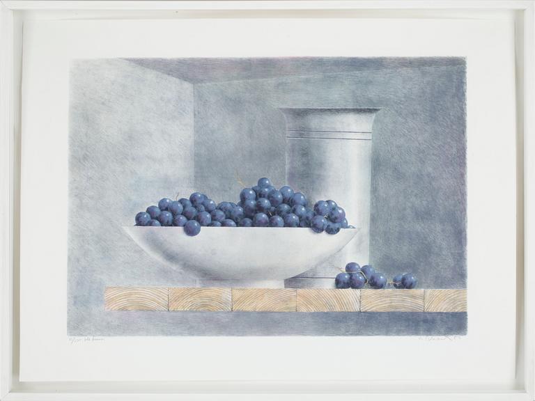 PHILIP VON SCHANTZ, färglitografi, sign o dat 86, numr 23/275.