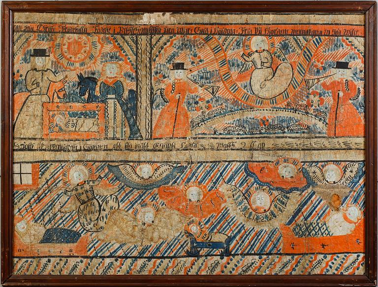 BONADSMÅLNING, Småland, 1800-tal.