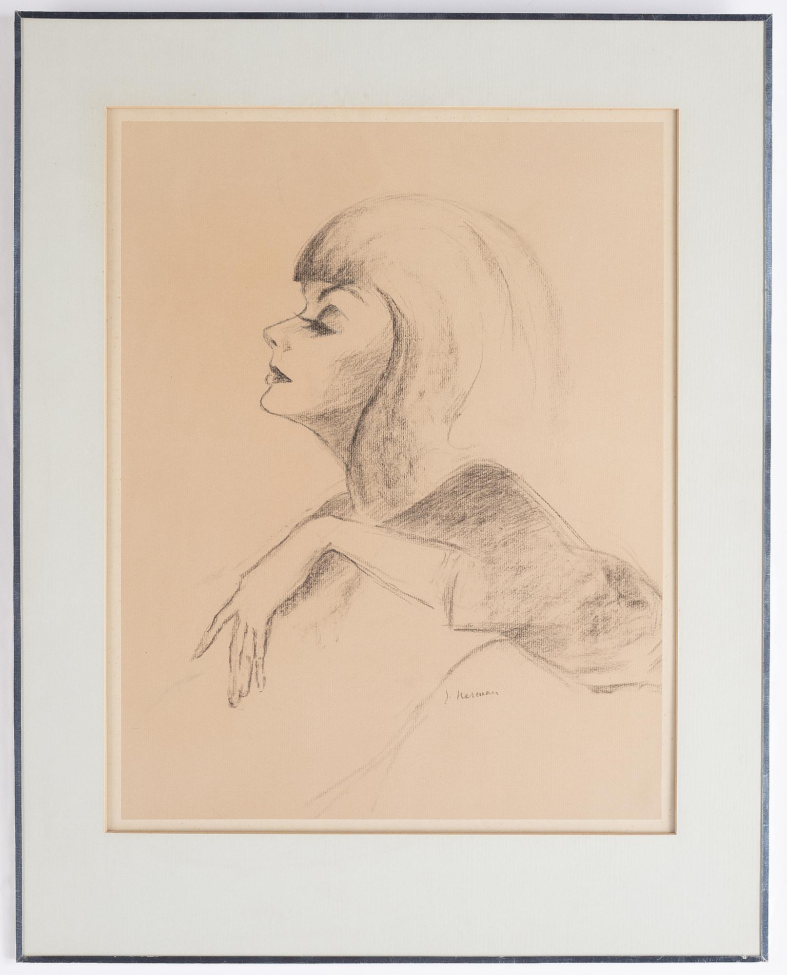 A signed Einar Nerman drawing.