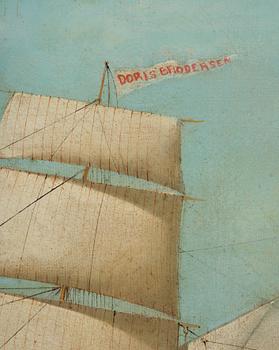 Antonio Jacobsen, the three-masted barque "Doris Brudersen".