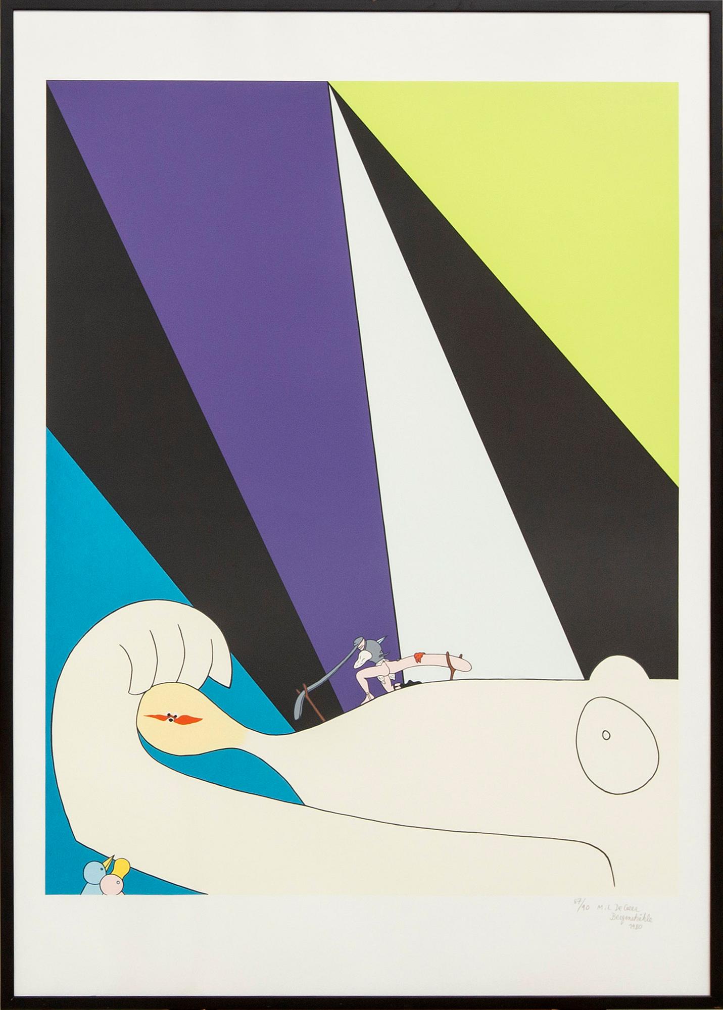 Marie-Louise Ekman, a signed, dated and numbered colour lithograph.
