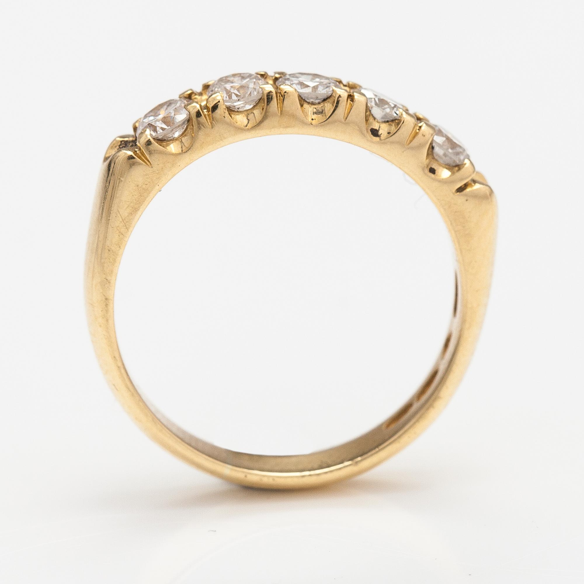 SORMUS, 18K kultaa, timantteja n. 0.50 ct yht. Suomi.