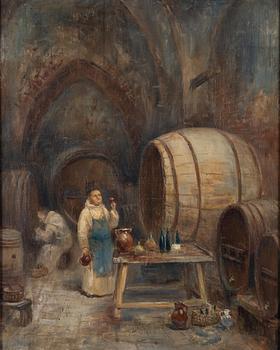Frans Wilhelm Odelmark, "Klosterkällare" (Monastery Cellar).