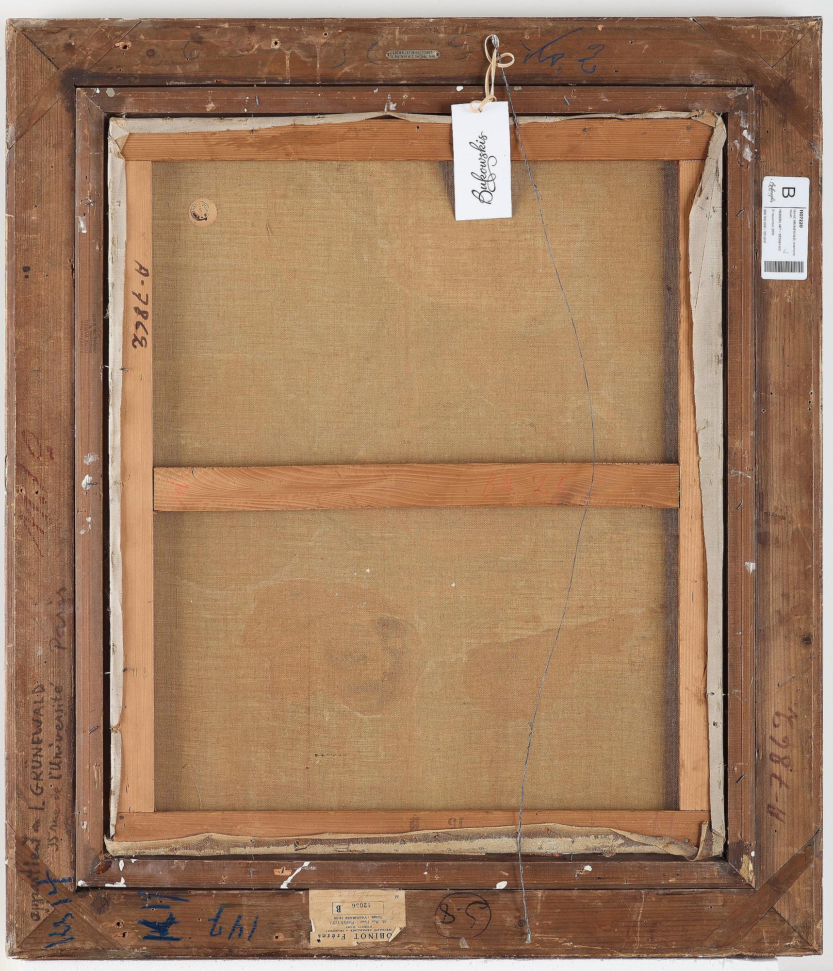 ISAAC GRÜNEWALD, oila on canvas, signed.