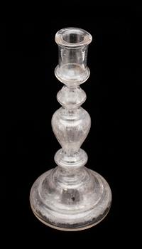 LJUSSTAKE, glas, 1800-tal.