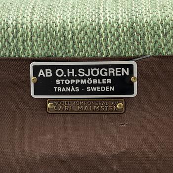 Carl Malmsten, a sofa, "Samsas", second half of the 20th century.