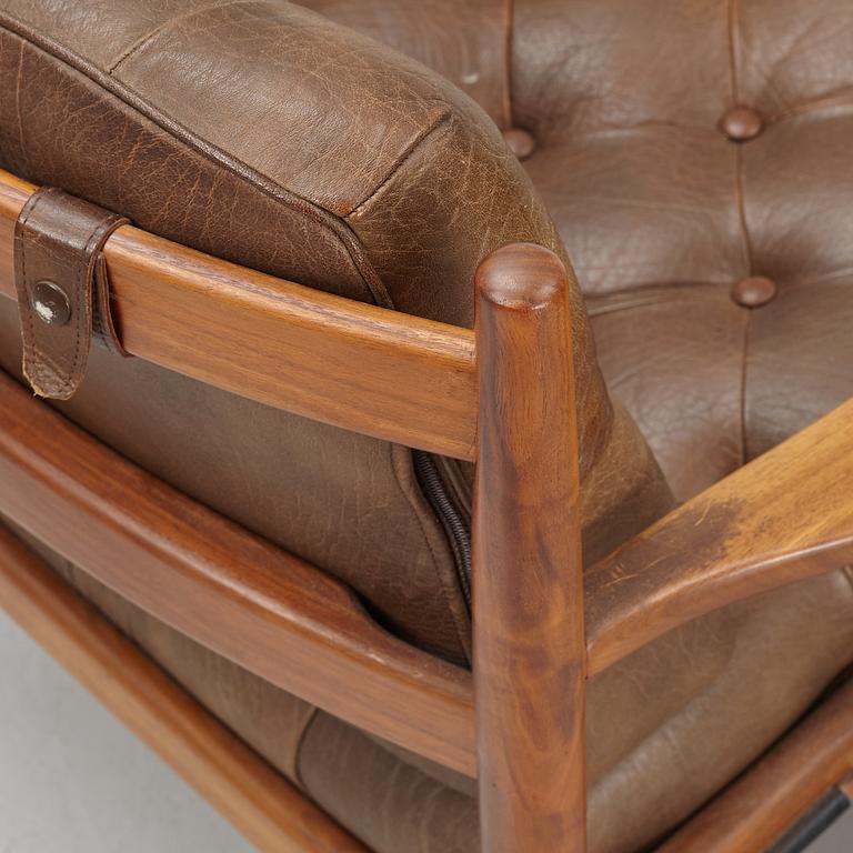 Ingemar Thillmar, armchairs, a pair, "Läckö", OPE furniture, 1960s/70s.