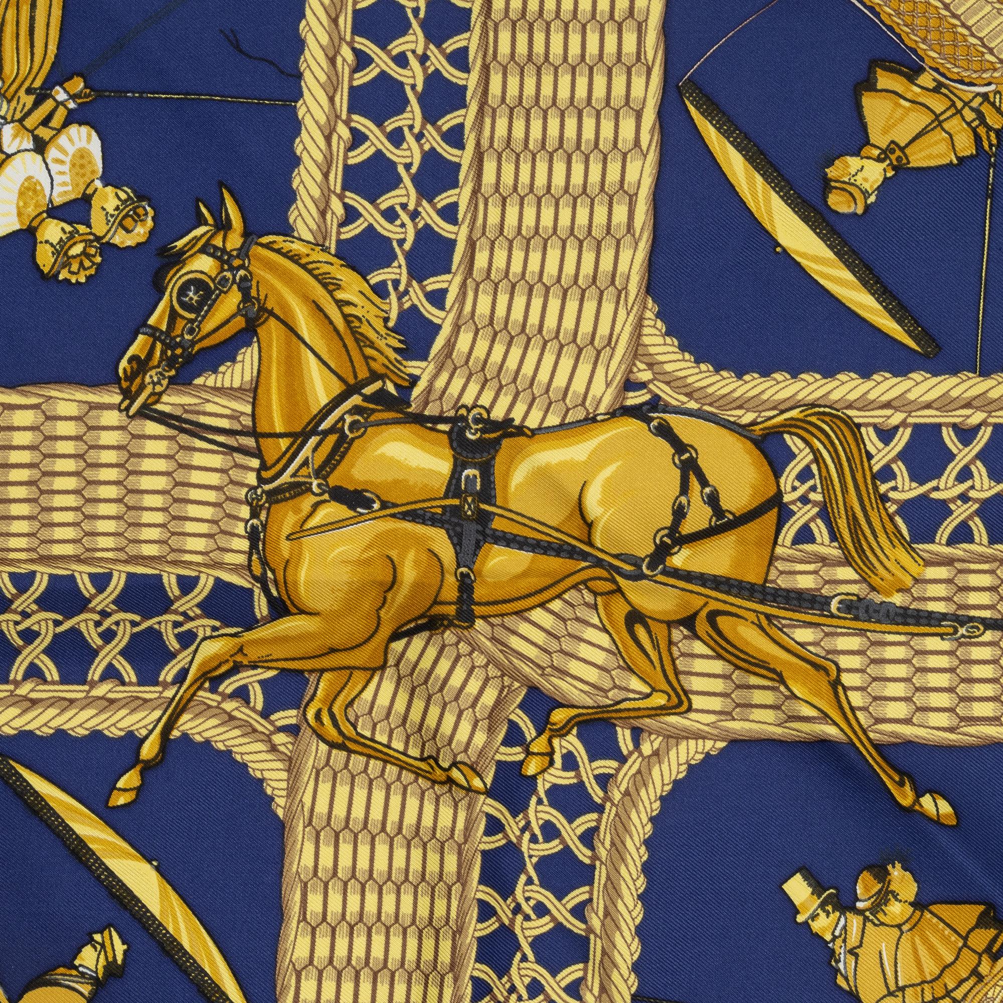 Hermès, scarf, "Voitures Paniers".