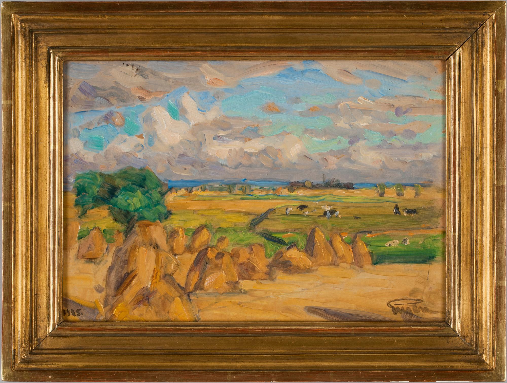 PRINS EUGEN, olja på pannå, sign o dat 1925.