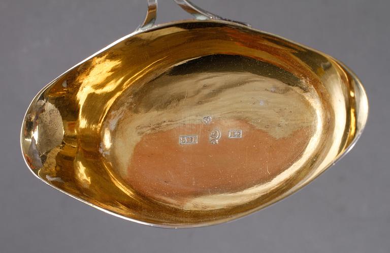SOPPSLEV, silver, Johan Malmstedt, Göteborg, 1799.