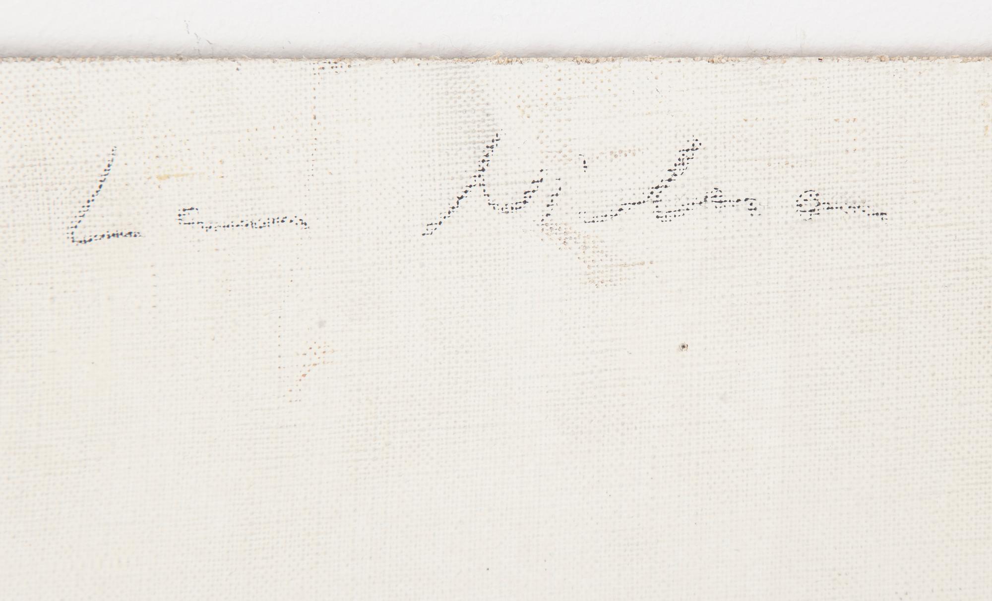 LARS NILSSON, oil and tempera on canvas mounted on board, signed and dated -87 verso.