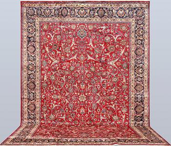 A Meshed carpet, approx. 508 x 343 cm.