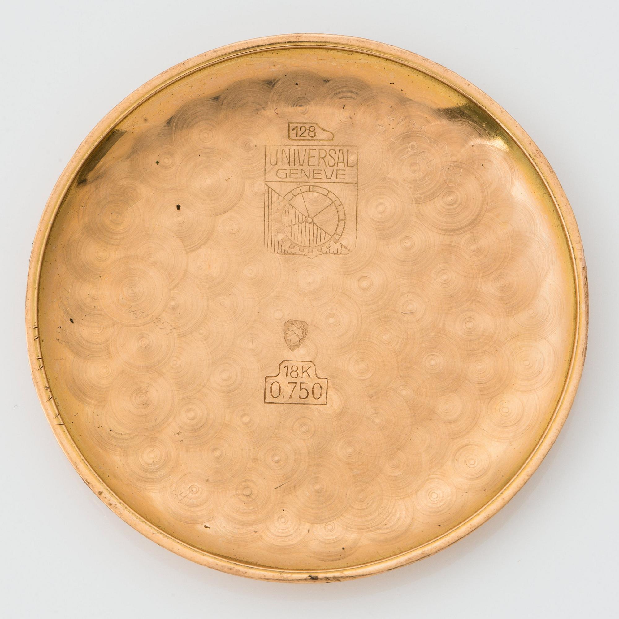UNIVERSAL GENÈVE, Compur, chronograph.
