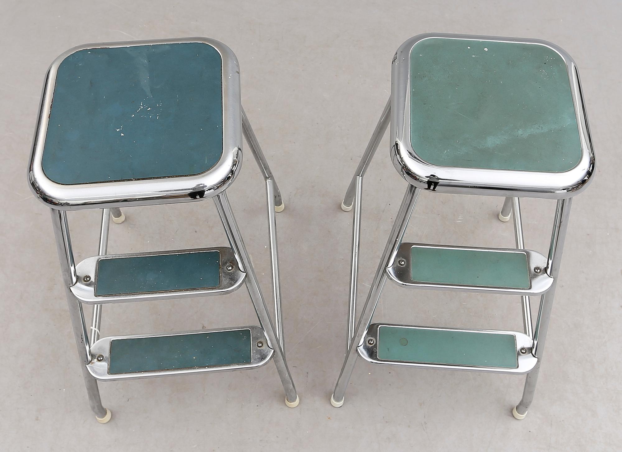 KÖKSPALLAR, 2 st, en märkt Verkstads AB Lindqvist, Motala, 1900-talets mitt.