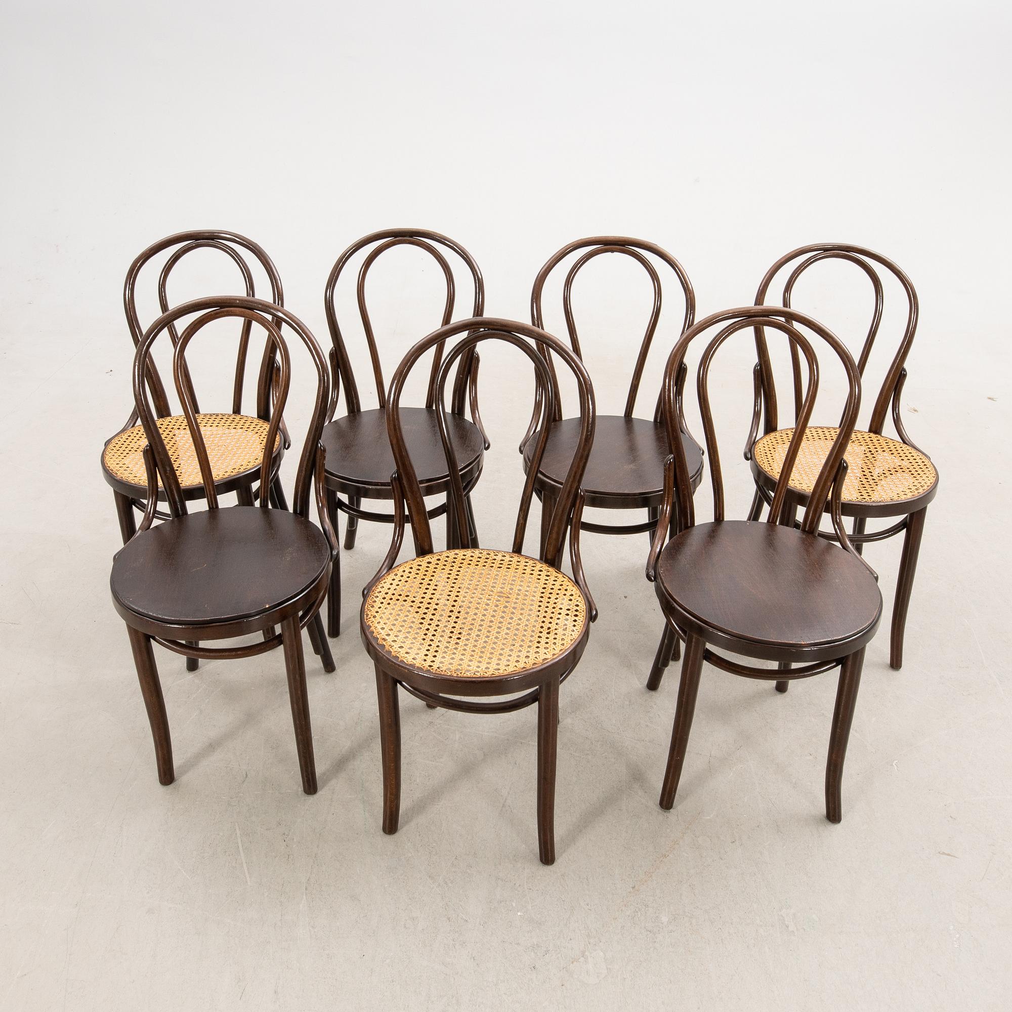 Chairs 7 pcs first half of the 20th century.