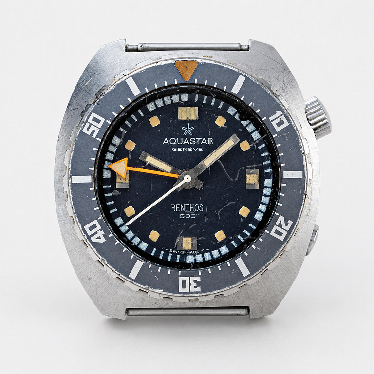 Aquastar, Genève SA, Benthos 500, wristwatch, 42 mm.