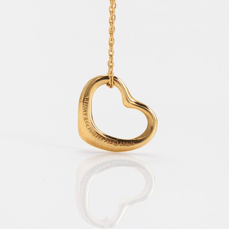 Tiffany & Co, Elsa Peretti, halsband, "Open Heart", 18K guld.