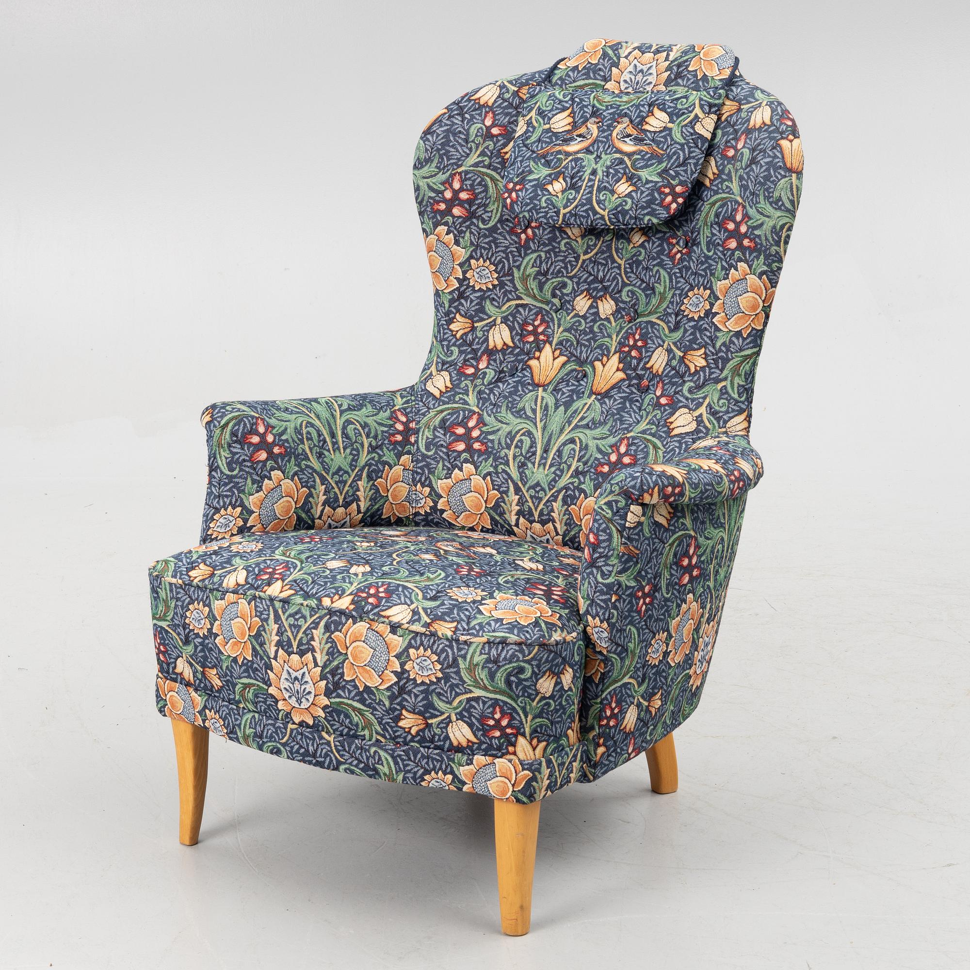 Carl Malmsten, a 'Farmor' armchair, AB O.H. Sjögren, Tranås, second half of the 20th century.