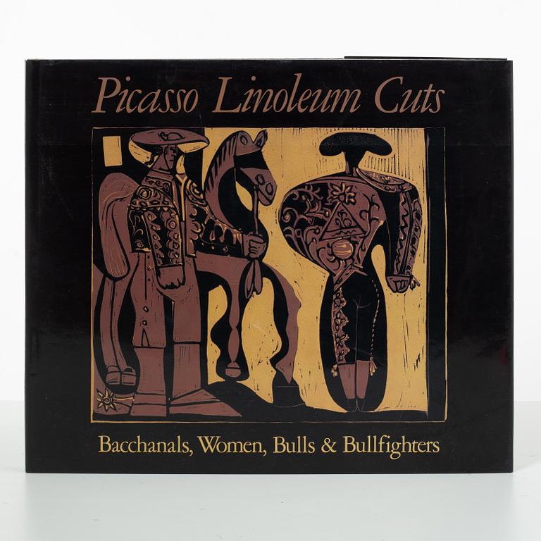 Art books, 3 pcs, Picasso Linoleum Cuts, Braque Lithographe, and André Masson - The Complete Graphic Work, vol 1.