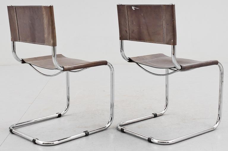 STOLAR, ett par, Bauhaus-typ, 1900-talets andra hälft.