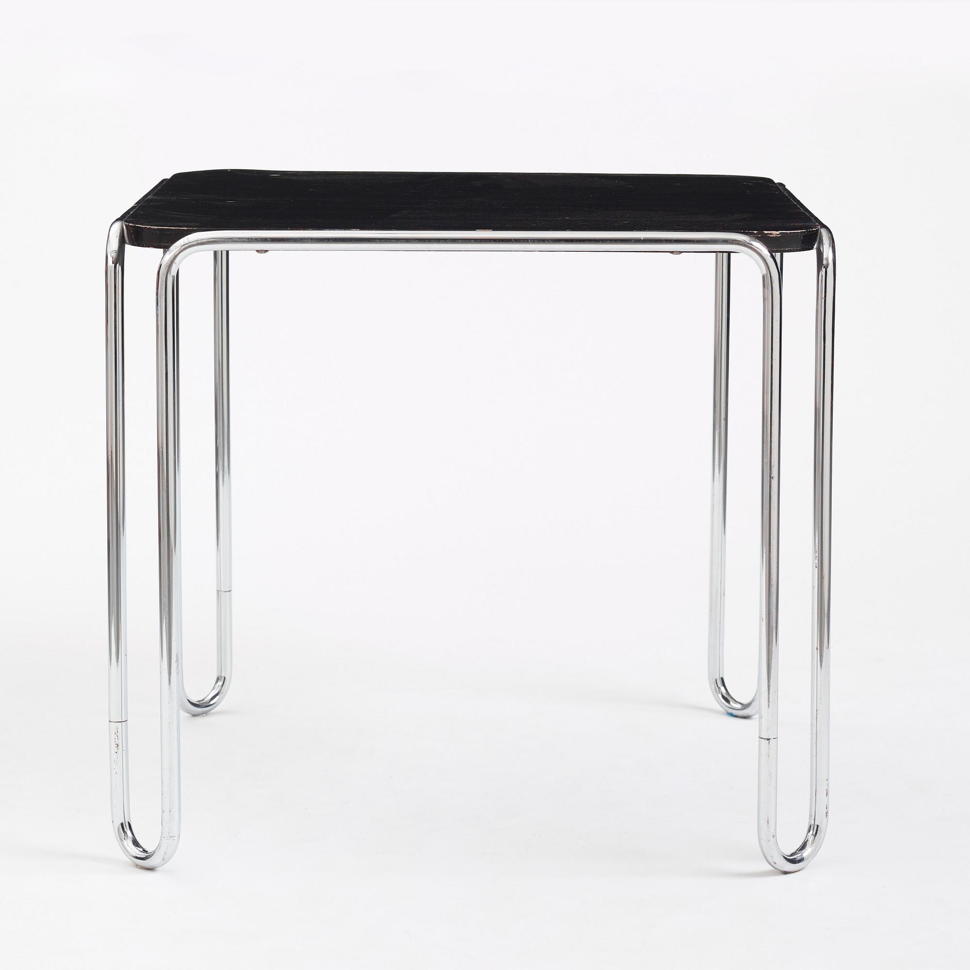 Marcel Breuer, a table, model "B10",  Thonet ca 1927-1930.