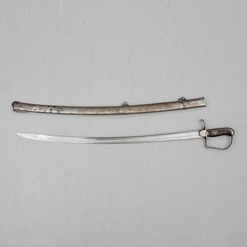 SABEL, för manskap inom artilleriet, m/1831, Sverige.