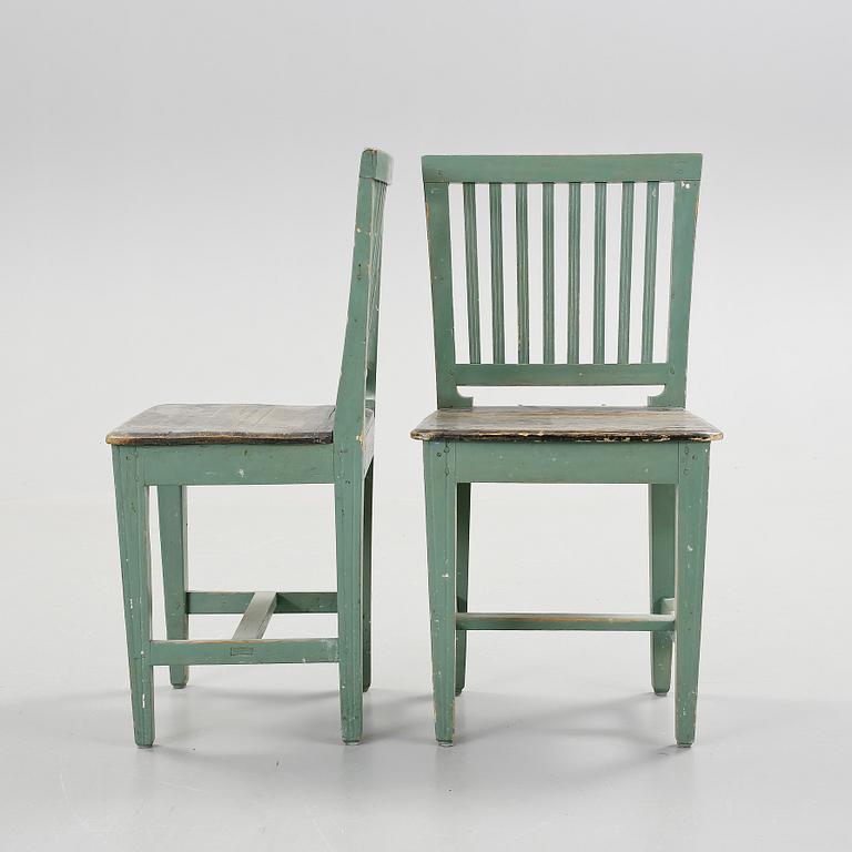 STOLAR, 6 st, så kallad Leksandsmodell, 1800-tal.