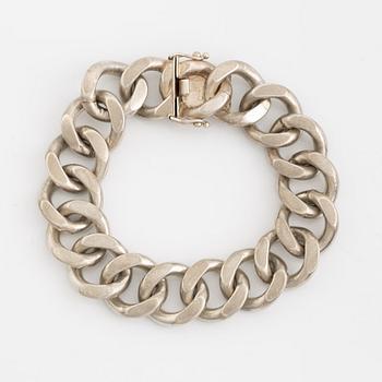Victor Janson Guldvaru AB, bracelet, silver, Lindesberg 1972.