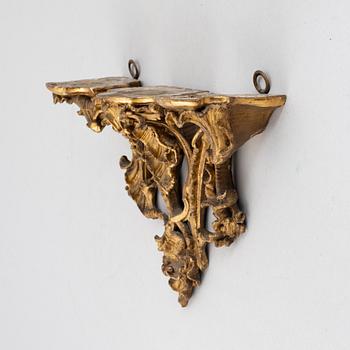 A neo-rococo wall console, later part of the 19th century.