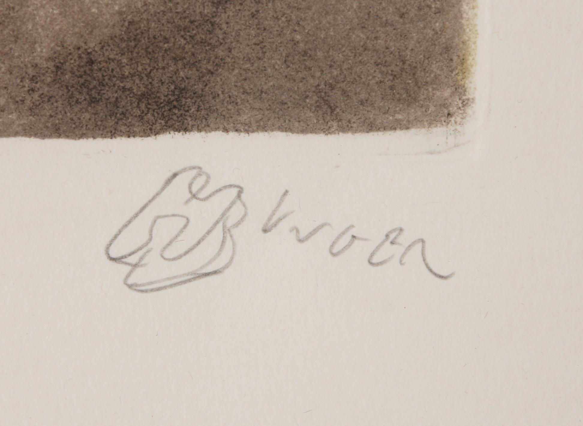 UNGER, HENRY. Färglitografier, 2 st, sign.