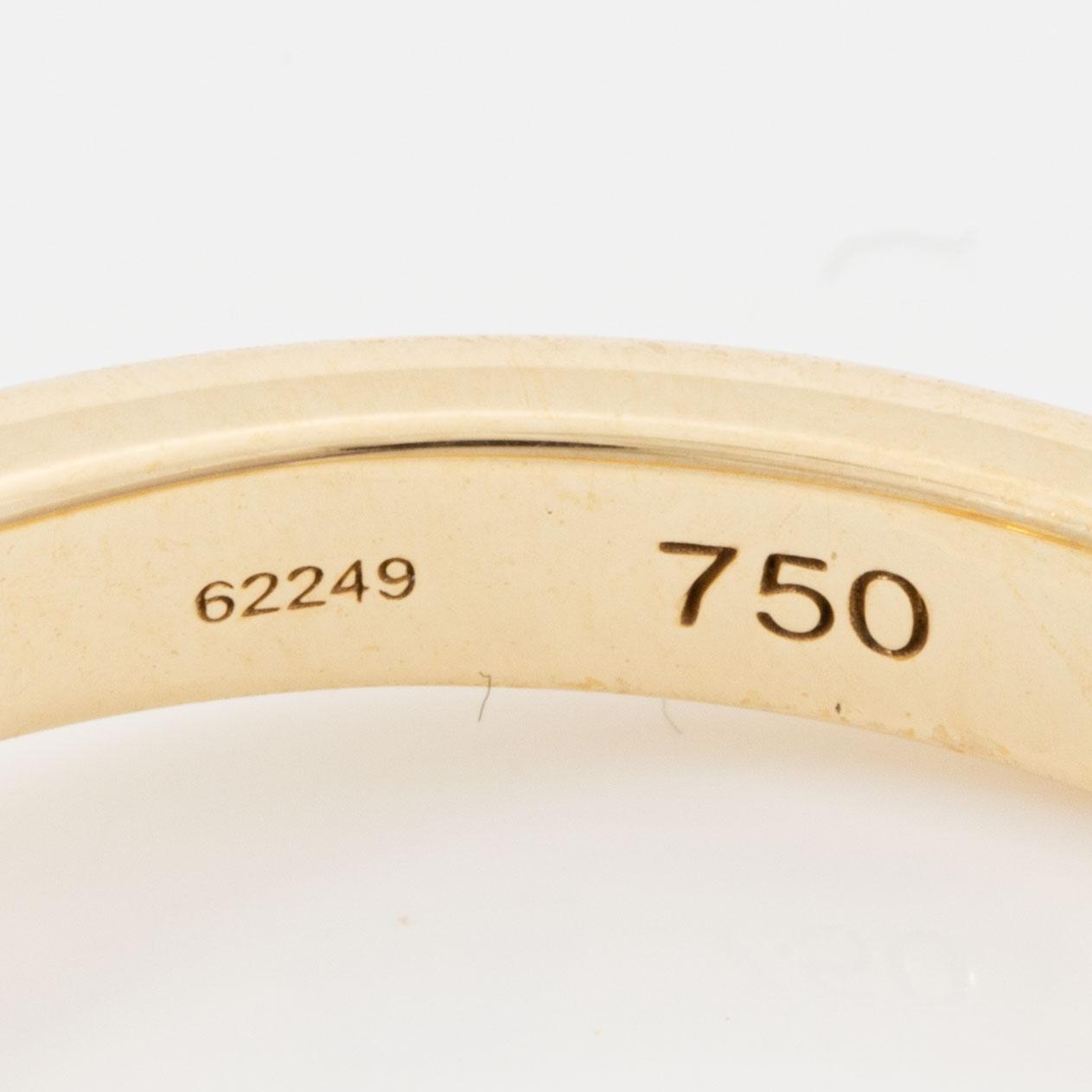 Ring, 18K gold with yellow sapphire.