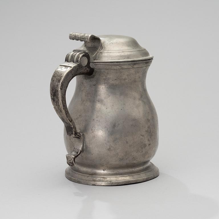 A PEWTER TANKARD, Vaasa 1786, Mårten Hammarström.