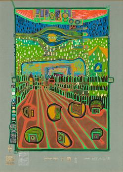 Friedensreich Hundertwasser, Ur "Look at it on a rainy day (The Regentag Portfolio)".
