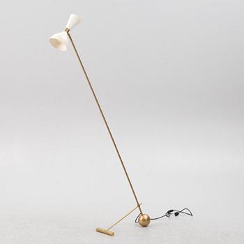 Floor lamp, "Diabolo White", Luci, Parma, Italy.