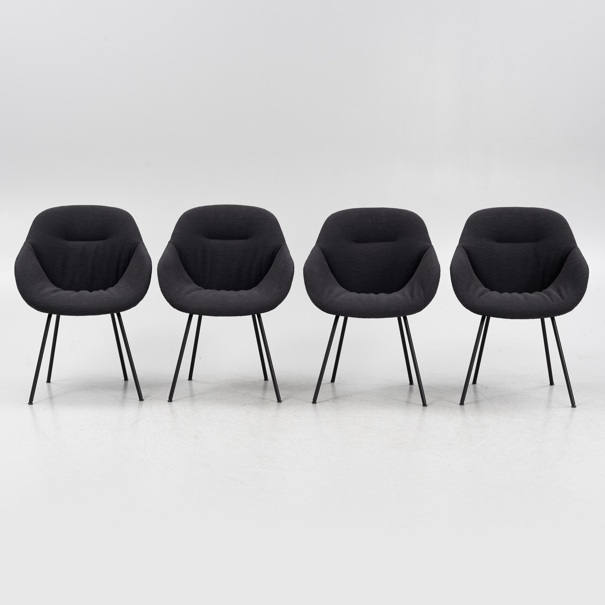 Hee Welling & HAY, karmstolar, 4 st, "AAC 127", About a Chair, HAY, Danmark.