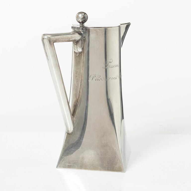 C.G. Hallberg, Kanna, silver, jugend, Stockholm 1904.