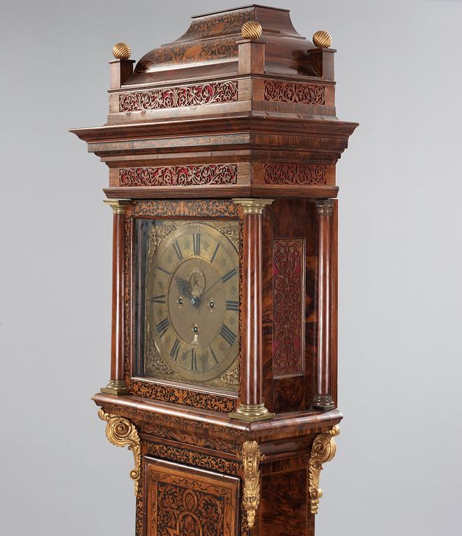 An English Baroque 17th century longcase clock by James Markwick (clockmaker in London 1666-1698).